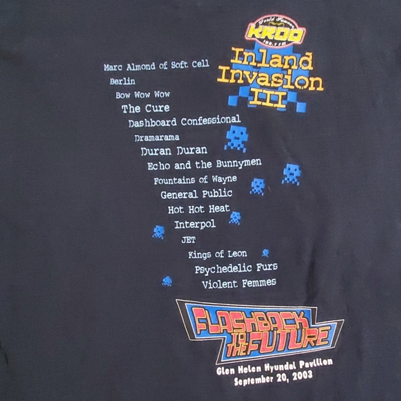 KROQ 106.7 FM 11-20-2003 Inland Invasion III Graphic tee - Picture 2 of 6
